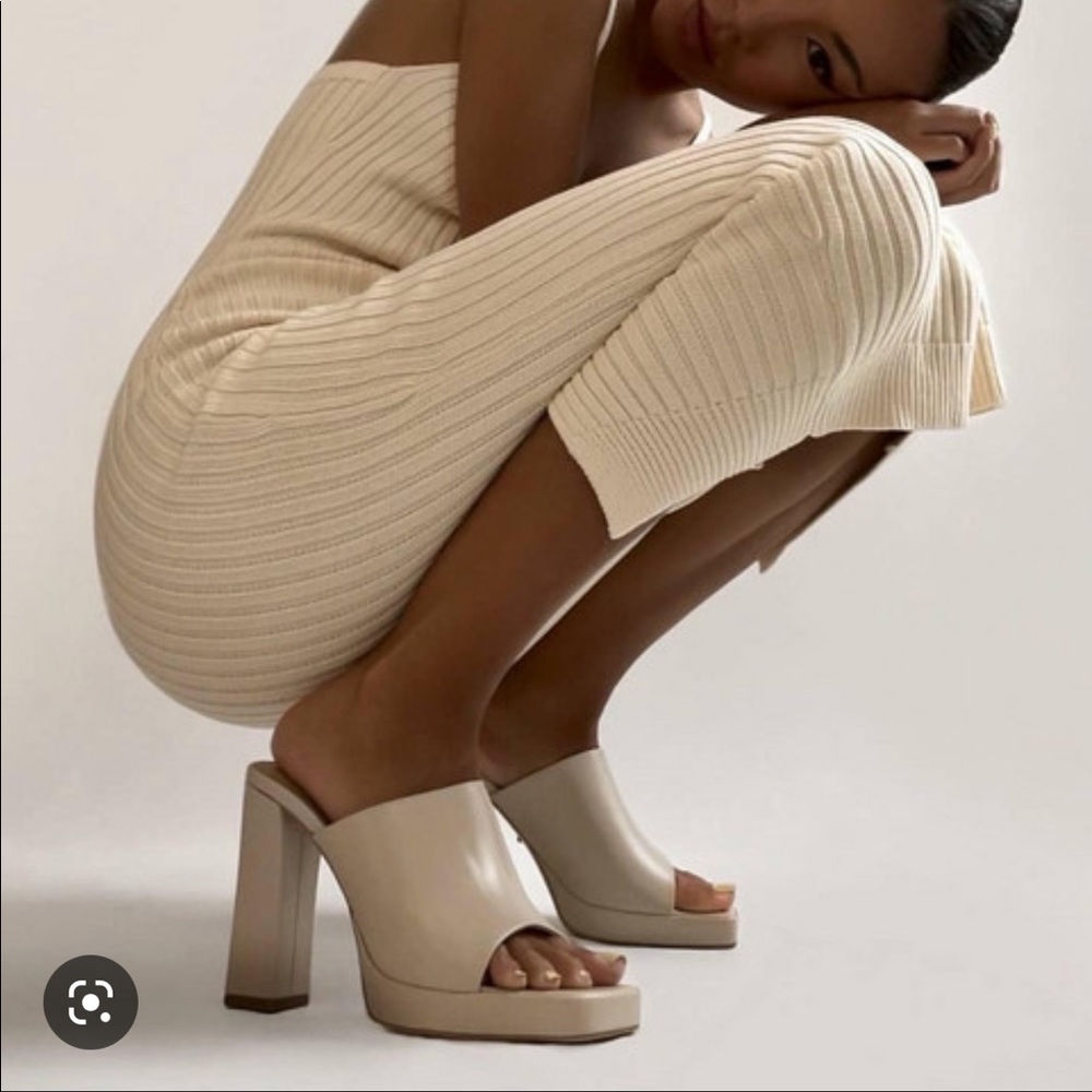 Tony Bianco Daytona Vanilla Capretto Heels